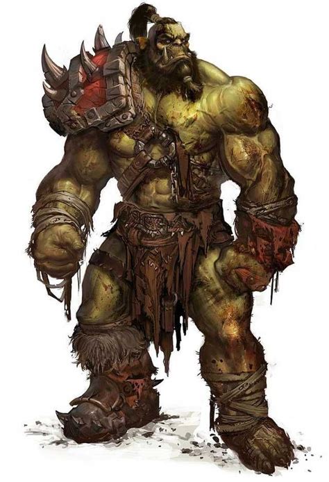 Dungeons And Dragons Orcs And Half Orcs Inspirational Warcraft Art World Of Warcraft Warcraft Orc