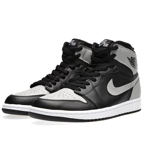 Great savings & free delivery / collection on many items. Nike Air Jordan 1 Retro High OG 'Shadow' Black & Soft Grey ...