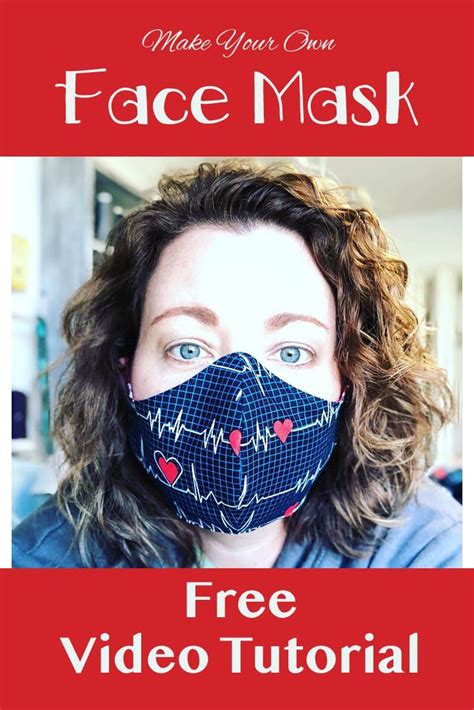 Elastic (or fabric) ties on top and bottom help keep the mask snug against. Face Mask Pattern - PDF | Diy face mask, Diy mask, Easy ...