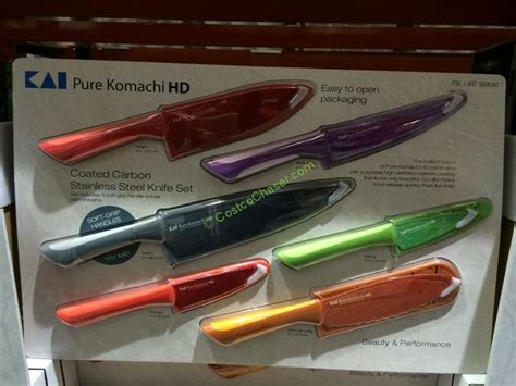 Kai Pure Komachi Hd 6 Pc Knife Set With Sheaths Costcochaser