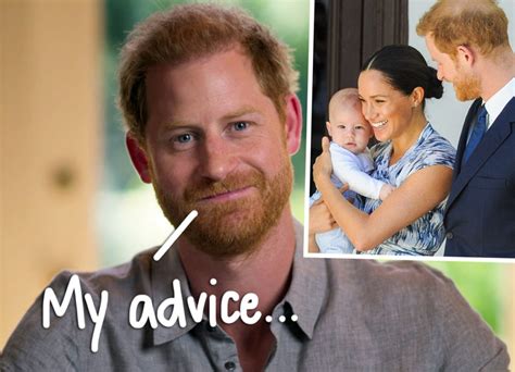 Prince Harry Shares What Prince Archie Wants To Be When He Grows Up Perez Hilton