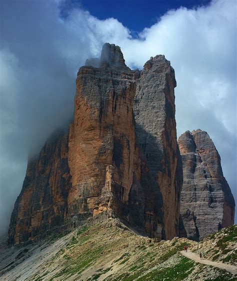 Tre Cime Di Lavaredo The Three Peaks Of Lavaredo Dolomites Italy By