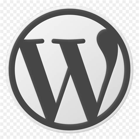 Wordpresscom Wikipedia La Enciclopedia Libre Wordpress Logo Without
