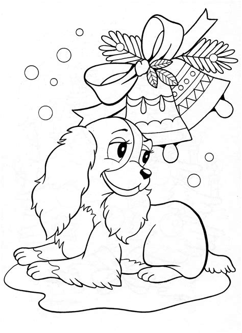 Natal Com Cachorro Para Colorir Imprimir E Desenhar Colorirme