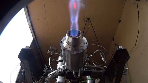 Rocket Engine Static Testing With Thrust Vector Control Youtube