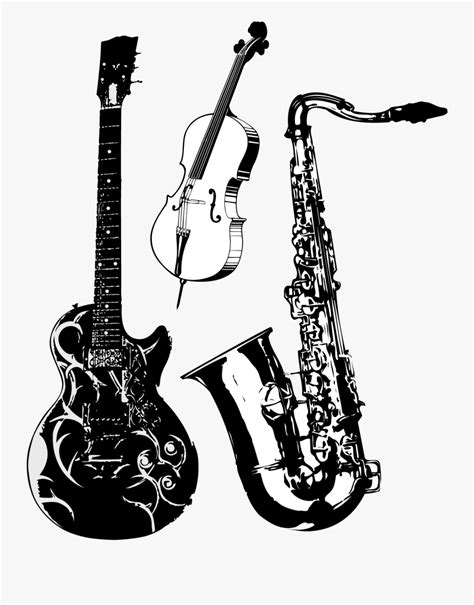 Jazz instrument clipart free download! Transparent Tuba Clipart - Jazz Instruments Black And White , Free Transparent Clipart - ClipartKey