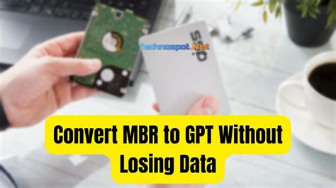 How To Convert Mbr To Gpt Without Losing Data In Windows
