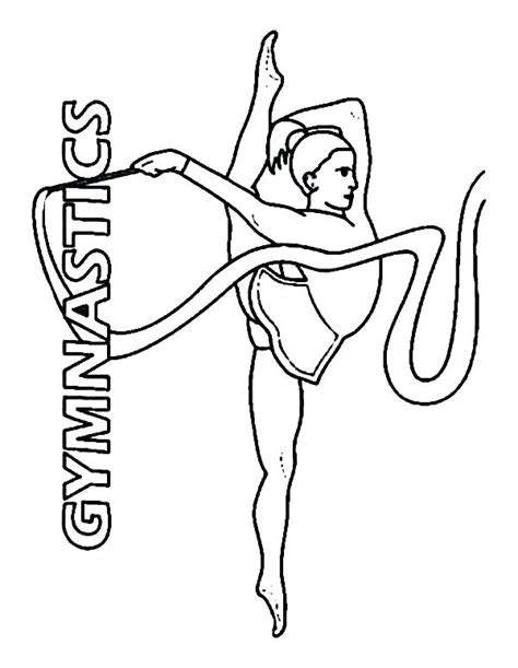 Gymnastics Coloring Pages At Getcolorings Com Free Printable