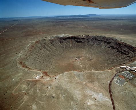 Winslow, arizona, usa date of impact: Meteor Crater Photograph by John Sanford