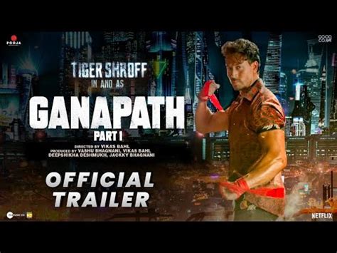 Ganapath Teaser Trailer Tiger Shroff Kriti Sanon Ganapath Chapter 1