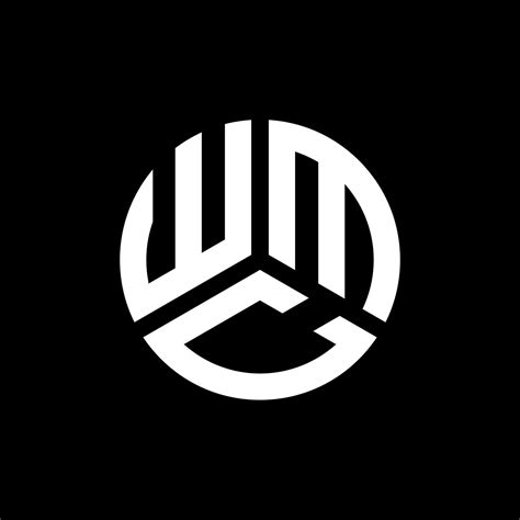 Wmc Letter Logo Design On Black Background Wmc Creative Initials