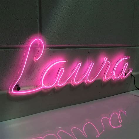 Personalized Name Neon Signs For Bedroom Custom Nursery Neon Sign
