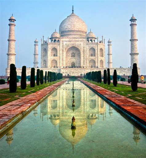Taj Mahal Agra Uttar Pradesh India Stock Image Image Of Golden