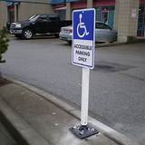 Flexible Parking Sign Posts Photos