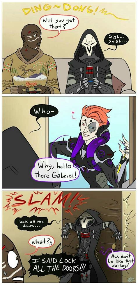 Pin By No On Overwatch Art Overwatch Funny Comic Overwatch Comic Overwatch Reaper