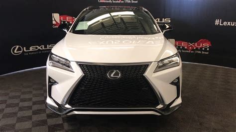 White 2019 Lexus Rx Rx 350 F Sport 3 Review Edmonton Alberta Lexus Of