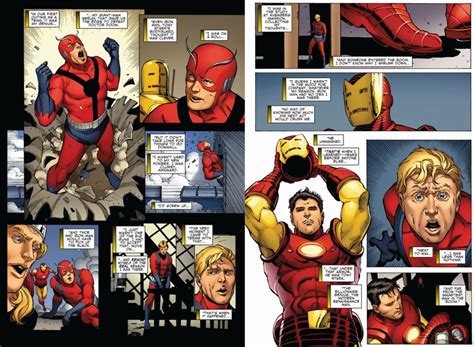 Ant Man Hank Pym Vs Iron Man Battles Comic Vine