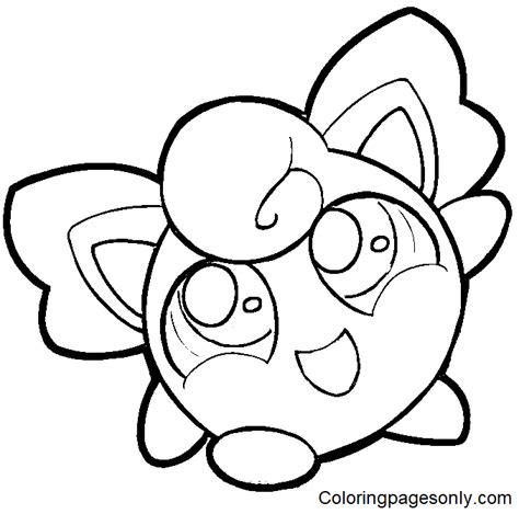 Jigglypuff Pokemon Coloring Pages Jigglypuff Coloring Pages Páginas