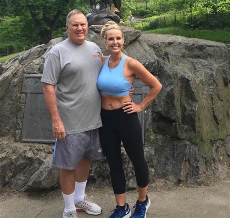 Patriots Coach Bill Belichick Takes Stroll In The Park With His Wife