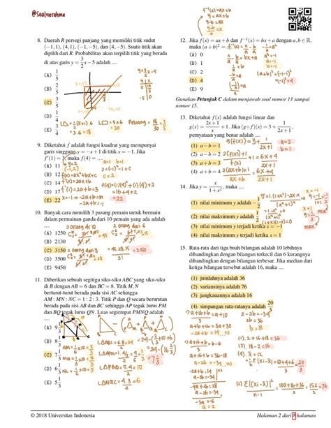 Simak Ui Matematika Dasar Tahun