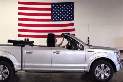 Video Convertible F 150 Lowers Its Roofs But Raises Questions