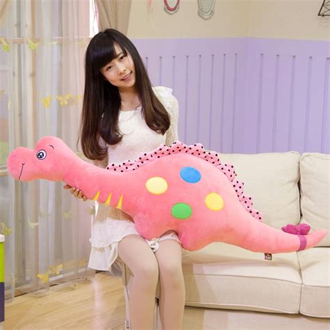 Huge Lovely Plush Pink Dinosaur Toy Big New Creative Dinosaur Pillow