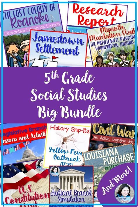 5th Grade Social Studies Big Bundle 5th Grade Social Studies Social