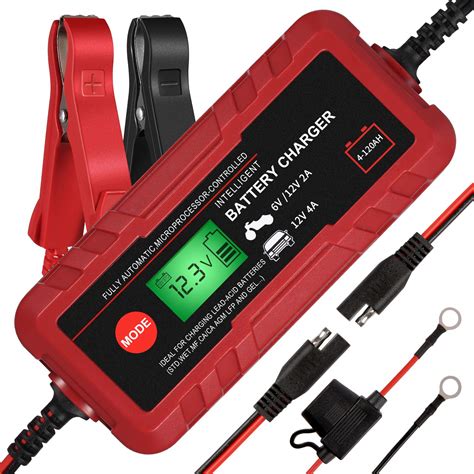 Adakiit 612v 4a Smart Battery Chargermaintainer Fully Automatic 8