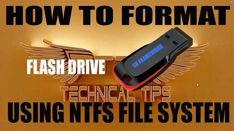 How To Format A Usb Flash Drive Using Ntfs File System In Windows 10