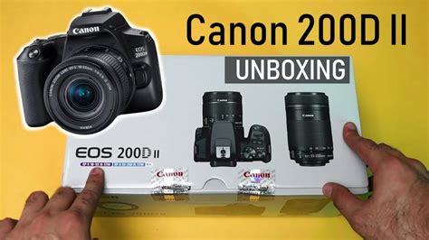 Eos 200d mark ii single kit. Canon EOS 200D II Unboxing and Overview India: 4K Video ...
