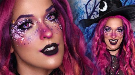 Glam Witch Makeup For Halloween