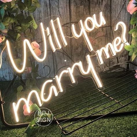 neon sign marry me custom wedding neon sign engagement party wall hangs decor flex neon led