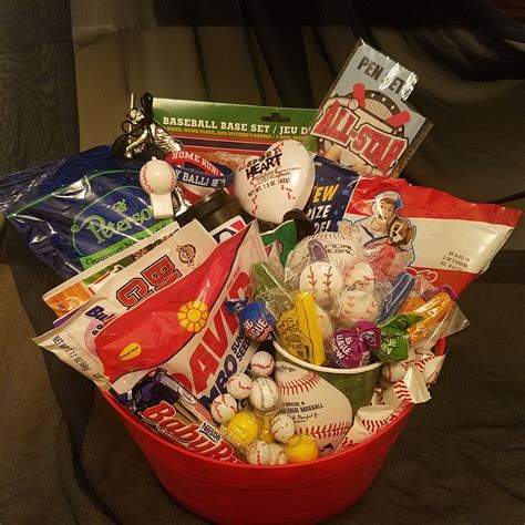 Baseball Themed T Basket T Baskets And Supplies