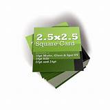 3x3 Square Business Cards Pictures
