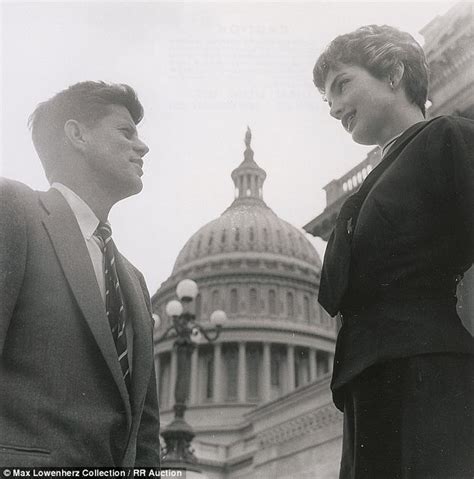 The Look Of Love Then Senator John Kennedy And His New Wife Jackie
