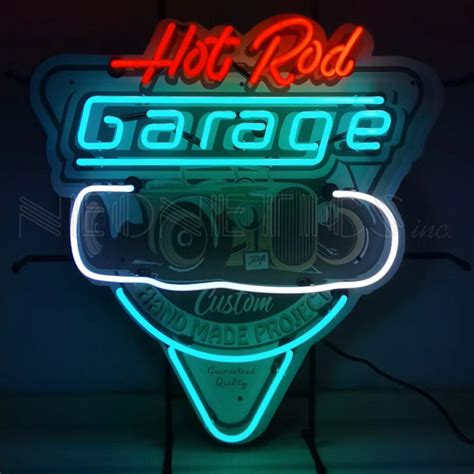 Hot Rod Garage Neon Sign Garage Art