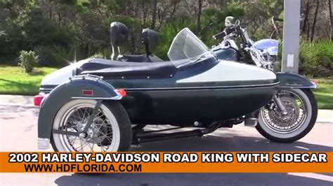Used 2002 Harley Davidson Road King With Sidecar Motorcycles For Sale