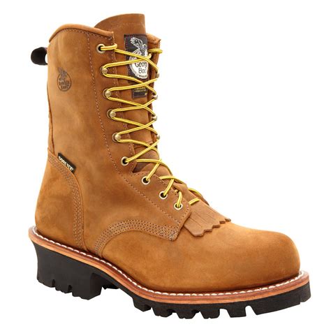 Georgia Boot Mens 8 Gore Tex® Insulated Logger Work Boots Style G9282