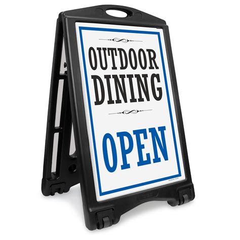 Outdoor Dining Signs For Patios Backyards Or Sidewalk Seating