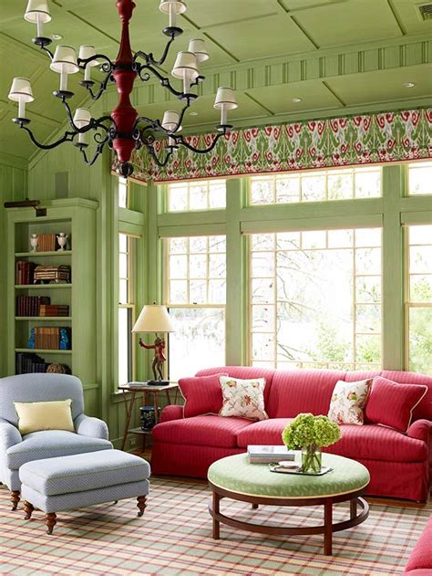 Are you a fan of green accents? 15 Green living room design ideas