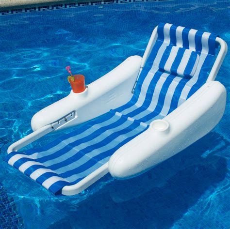 Intex sit 'n float rainbow pool lounger inflatable lounge float for adults and. Swimline Sunchaser Sling Floating Lounge | Inflatable ...