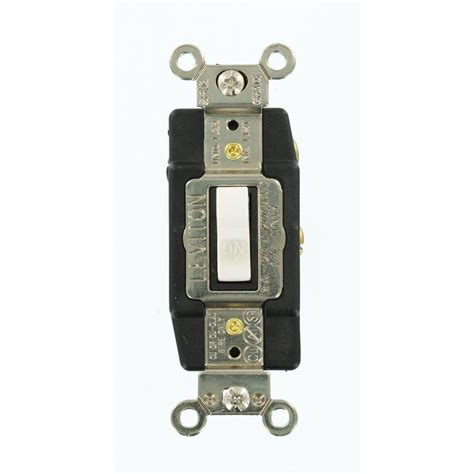 Leviton 15 Amp Single Pole Toggle Switch Light Almond R56 01451 02t