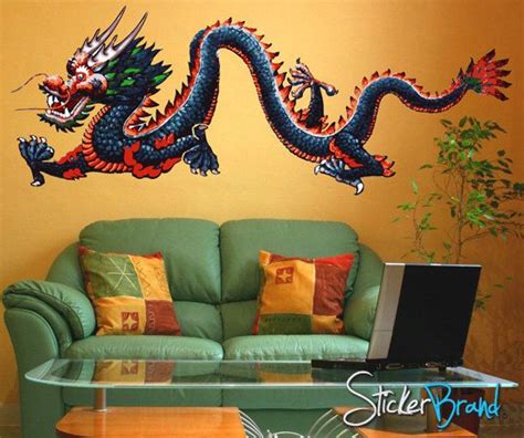 Printed Vinyl Wall Decal Sticker Chinese Dragon By Stickerbrand Love Dragons Wall Stickers