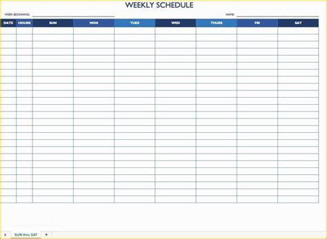 Excel Work Schedule Template Free Of Employee Schedule Template