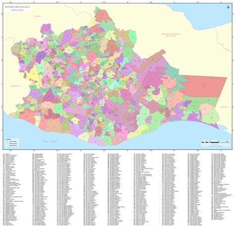 Mapa Del Estado De Oaxaca Con Municipios Mapas Para Descargar E Hot