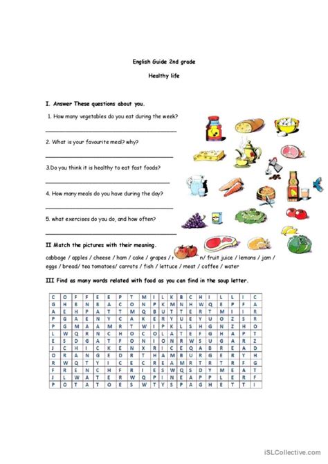 Food Worksheet English Esl Worksheets Pdf And Doc