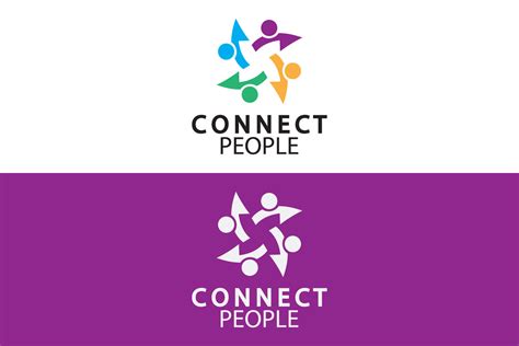 Connecting People Logo Vector Template Graphic By Kosunar185 · Creative