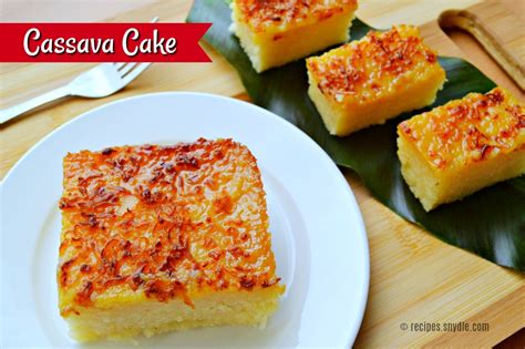 Baked cassava cake (kuih bingka ubi kayu) is a typical malaysian nyonya dish, usually a tea time treat. Cassava Cake Recipe - Yummy Recipes