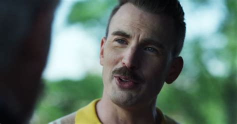 Please Keep Chris Evans ‘the Gray Man Mustache Far From Me