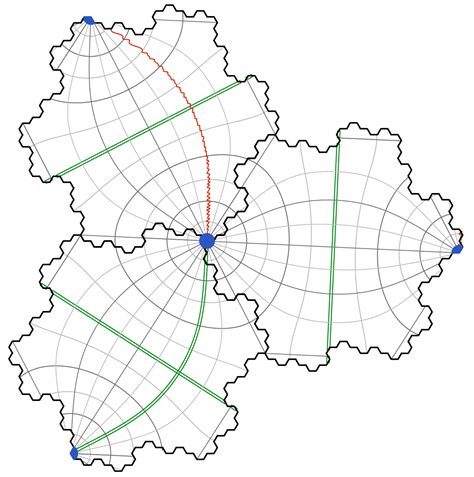 Conformal Map Projection From A Sphere To 3 Gosper Islands Math